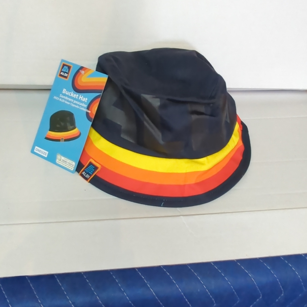 ALDI GEAR NAVY BLUE OEKO-TEX BUCKET HAT - SOLD OUT 2023 LIMITED EDITION